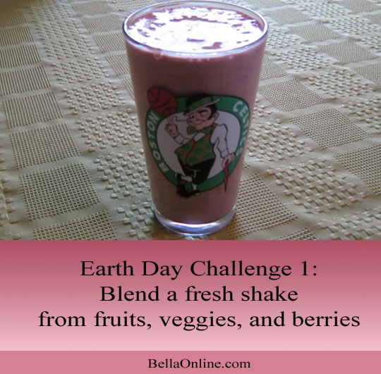 Make a Shake - Earth Day Challenge
