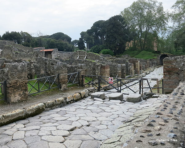 Pompeii Street by Ophelia Sikes
