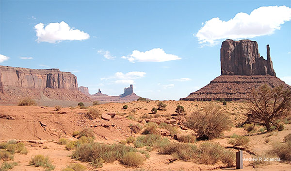 Landscape - Monument Valley, Utah by Andrew R. Sciandra