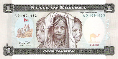African Currency Postcards