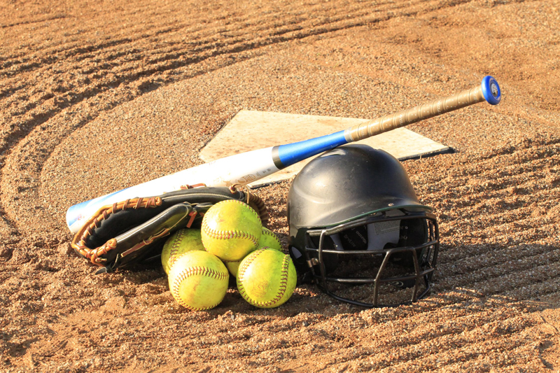 Practicing Softball when it is Super Hot