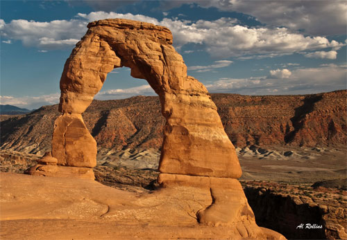 Delicate Arch by Albert Rollins
