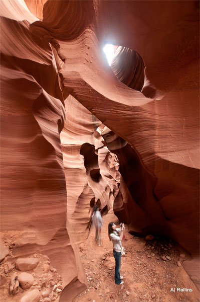 Antelope Canyon by Al Rollins